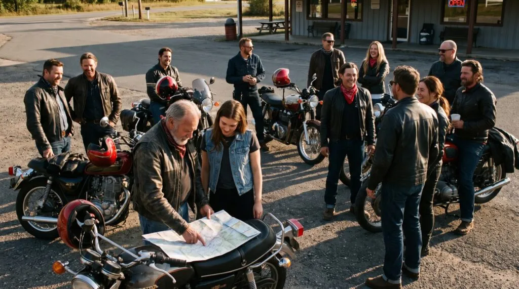 360RTF, halte café entre motards